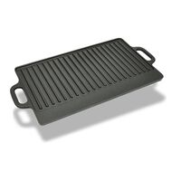 vidaXL Grillplatte Wendeplatte Gusseisen 50x23 cm