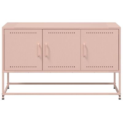 vidaXL TV-Schrank Rosa 100,5x39x60,5 cm Stahl