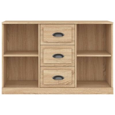 vidaXL Sideboard Sonoma-Eiche 104,5x35,5x67,5 cm Holzwerkstoff