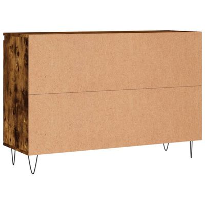 vidaXL Sideboard Räuchereiche 104x35x70 cm Holzwerkstoff