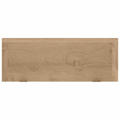 vidaXL Wandregale 2 Stk. 40x15x4 cm Massivholz Teak