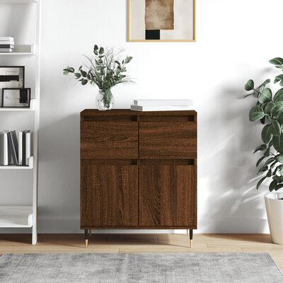 vidaXL Sideboard Braun Eichen-Optik 60x35x70 cm Holzwerkstoff