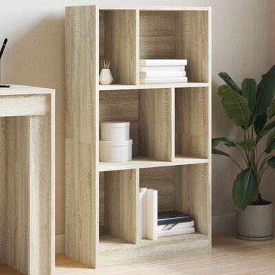 vidaXL Bücherregal Sonoma-Eiche 57x28,5x107,5 cm Holzwerkstoff