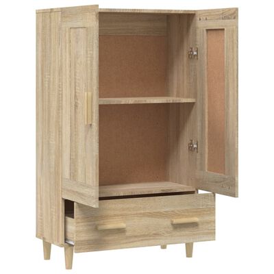 vidaXL Highboard Sonoma-Eiche 70x31x115 cm Holzwerkstoff