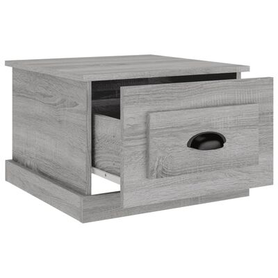 vidaXL Couchtisch Grau Sonoma 50x50x35 cm Holzwerkstoff