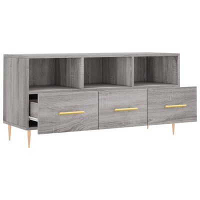 vidaXL TV-Schrank Grau Sonoma 102x36x50 cm Holzwerkstoff