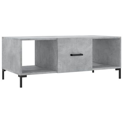 vidaXL Couchtisch Betongrau 102x50x40 cm Holzwerkstoff