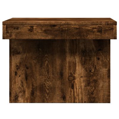 vidaXL Couchtisch Räuchereiche 80x55x40 cm Holzwerkstoff