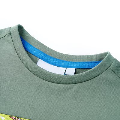 Kinder-Kurzarmshirt Khaki 104