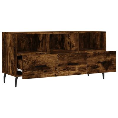 vidaXL TV-Schrank Räuchereiche 102x36x50 cm Holzwerkstoff