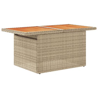 vidaXL 8-tlg. Garten-Sofagarnitur mit Kissen Grau Poly Rattan