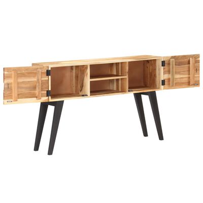 vidaXL Sideboard 120x30x75 cm Akazie Massivholz