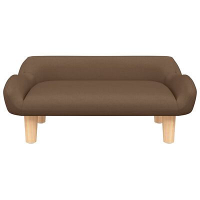 vidaXL Kindersofa Braun 70x40x24 cm Stoff