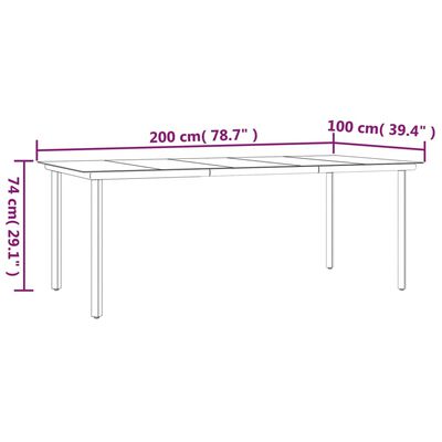 vidaXL 9-tlg. Garten-Essgruppe mit Kissen Schwarz Poly Rattan