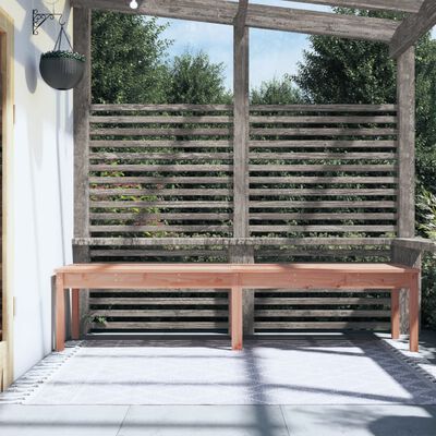 vidaXL 2-Sitzer-Gartenbank 203,5x44x45 cm Massivholz Douglasie