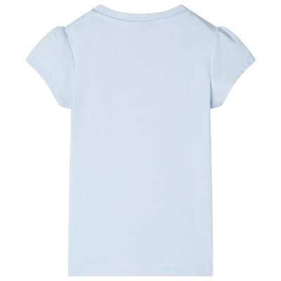 Kinder-T-Shirt Hellblau 116