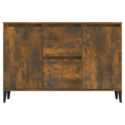 vidaXL Sideboard Räuchereiche 104x35x70 cm Holzwerkstoff