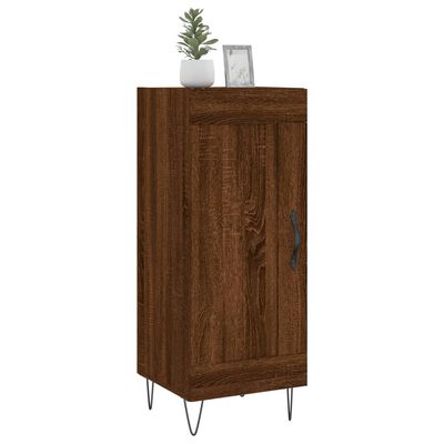 vidaXL Sideboard Braun Eichen-Optik 34,5x34x90 cm Holzwerkstoff