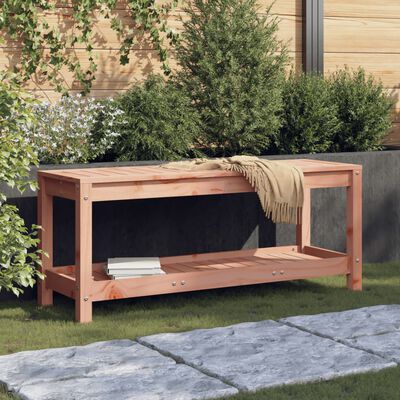 vidaXL Gartenbank 108x35x45 cm Massivholz Douglasie