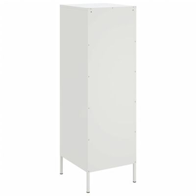 vidaXL Highboard Weiß 36x39x113 cm Stahl