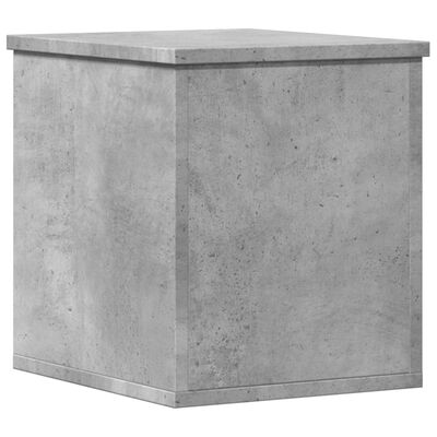 vidaXL Truhe Betongrau 30x35x35 cm Holzwerkstoff