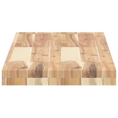 vidaXL Schweberegale 4 Stk. 80x30x4 cm Massivholz Akazie Unbehandelt