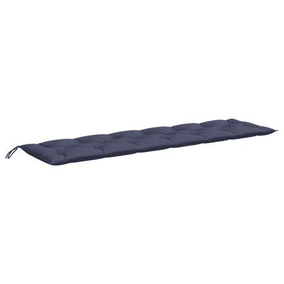 vidaXL Gartenbank-Auflage Marineblau 200x50x7 cm Oxford-Gewebe