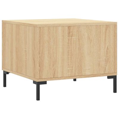 vidaXL Couchtisch Sonoma-Eiche 50x50x40 cm Holzwerkstoff