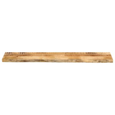 vidaXL Tischplatte 140x30x3,8 cm Baumkante Massivholz Raues Mangoholz