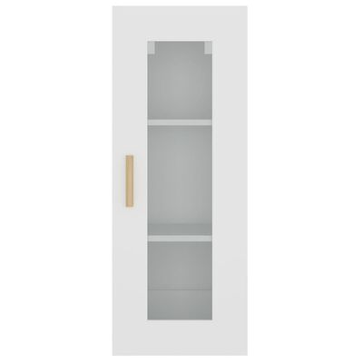 vidaXL Hängeschrank Weiß 34,5x34x90 cm