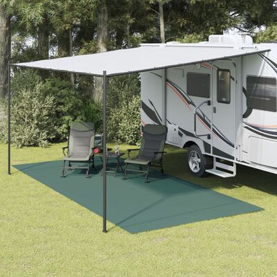 vidaXL Campingteppich Grün 5,5x2,5 m