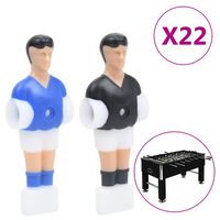 vidaXL Tischfußball-Spieler 22 Stk. für 12,7 mm Stange