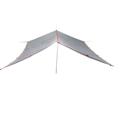 vidaXL Tarp Grau und Orange 420x440 cm Wasserdicht