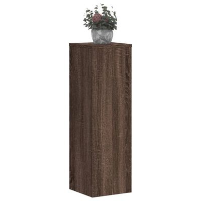 vidaXL Pflanzenständer 2 Stk. Eichen-Optik 25x25x80 cm Holzwerkstoff