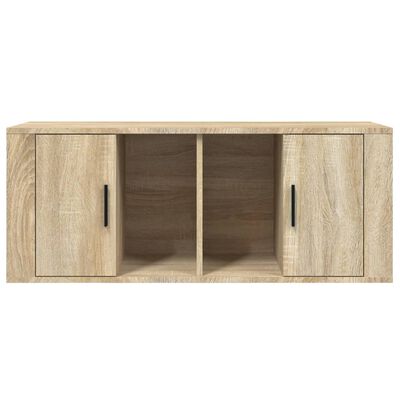 vidaXL TV-Schrank Sonoma-Eiche 100x35x40 cm Holzwerkstoff