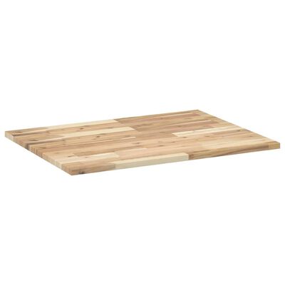 vidaXL Waschtischplatte Unbehandelt 100x60x2 cm Massivholz Akazie