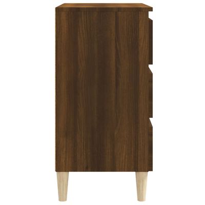 vidaXL Sideboard Braun Eichen-Optik 60x35x69 cm Holzwerkstoff