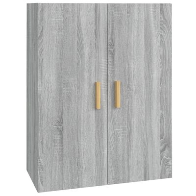 vidaXL Hängeschrank Grau Sonoma 69,5x34x90 cm