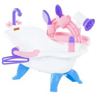 Polesie Wader 7-tlg. Puppenbadewanne Set 83x53x41,5 cm Polypropylen