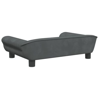 vidaXL Kindersofa Dunkelgrau 70x45x26 cm Samt