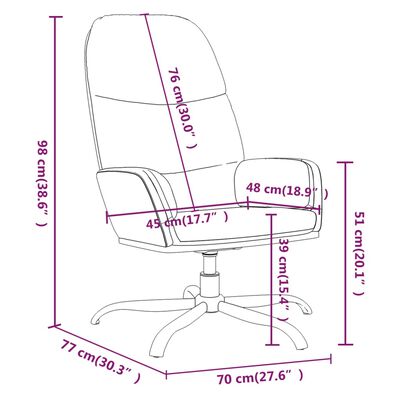 vidaXL Relaxsessel Hellgrau Stoff