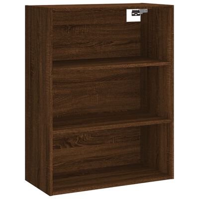 vidaXL Highboard Braun Eichen-Optik 69,5x32,5x180 cm Holzwerkstoff