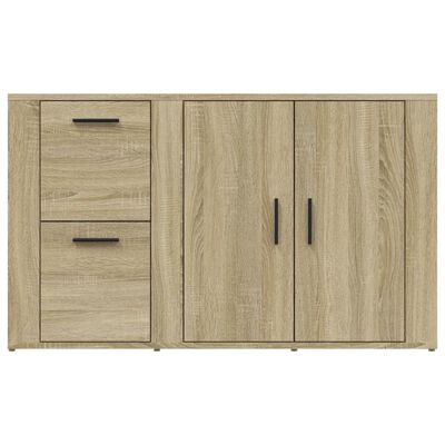 vidaXL Sideboard Sonoma-Eiche 100x33x59,5 cm Holzwerkstoff