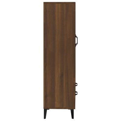 vidaXL Highboard Braun Eichen-Optik 70x31x115 cm Holzwerkstoff