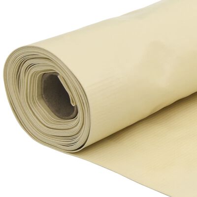 vidaXL Balkon-Sichtschutz Creme 600x120 cm PVC