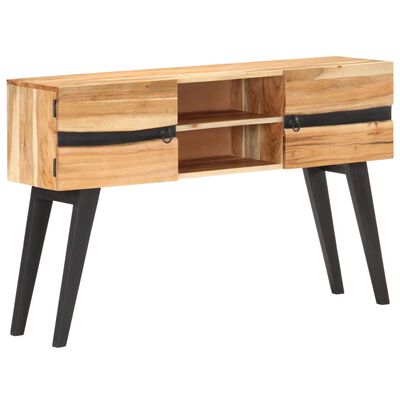 vidaXL Sideboard 120x30x75 cm Akazie Massivholz