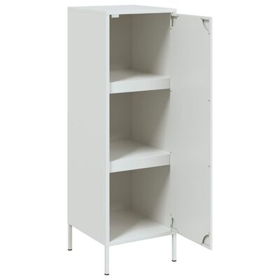 vidaXL Highboard Weiß 36x39x113 cm Stahl