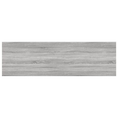 vidaXL Wandregale 4 Stk. Grau Sonoma 100x30x1,5 cm Holzwerkstoff