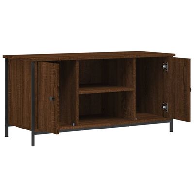 vidaXL TV-Schrank Braun Eichen-Optik 100x40x50 cm Holzwerkstoff