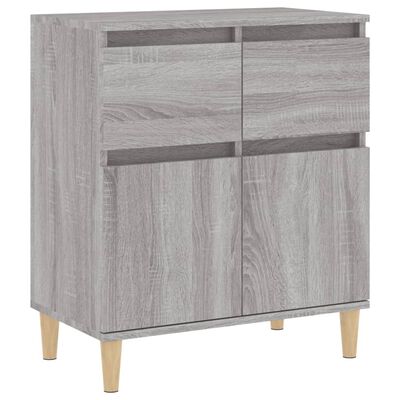 vidaXL Sideboard Grau Sonoma 60x35x70 cm Holzwerkstoff